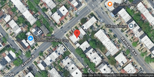 Aerial map of 8906 AVENUE B, Brooklyn