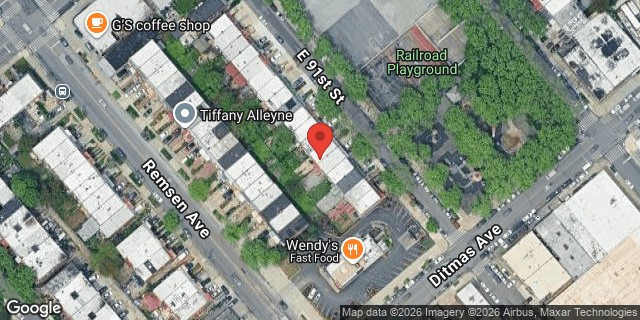 Aerial map of 752 EAST 91 STREET, Brooklyn