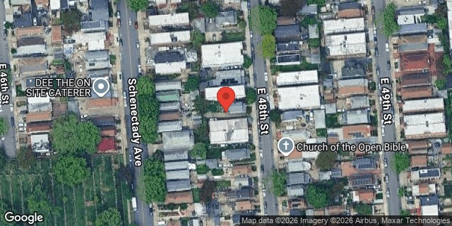 Aerial map of 520 EAST 48 STREET, Brooklyn