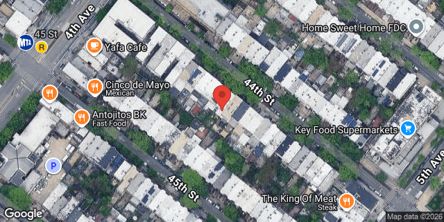 Aerial map of 438 44 STREET, Brooklyn
