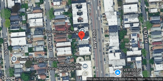 Aerial map of 976 UTICA AVENUE, Brooklyn