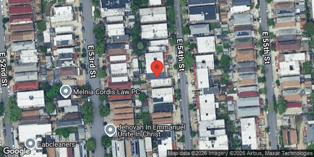 Aerial map of 388 EAST 54 STREET, Brooklyn