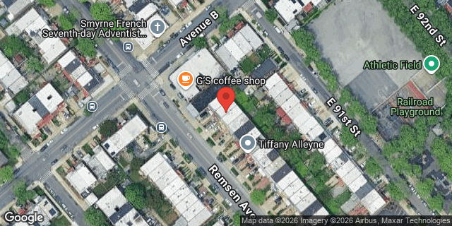 Aerial map of 747 REMSEN AVENUE, Brooklyn