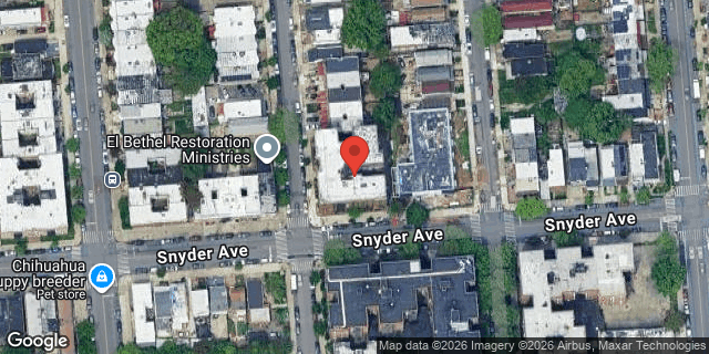 Aerial map of 305 EAST 34 STREET, Brooklyn