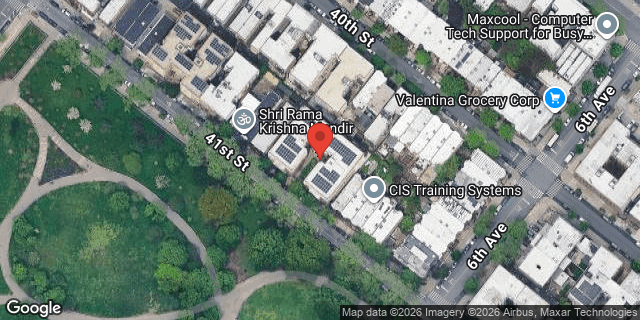 Aerial map of 549 41 STREET, Brooklyn