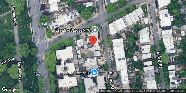 Aerial map of 92 EAST 2 STREET, Brooklyn