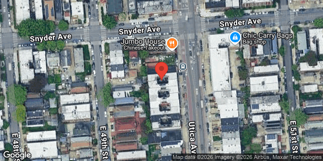 Aerial map of 952 UTICA AVENUE, Brooklyn