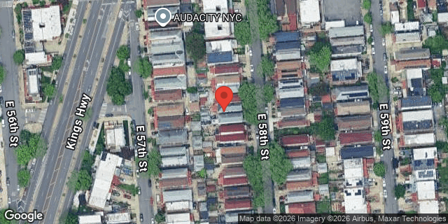 Aerial map of 220 EAST 58 STREET, Brooklyn