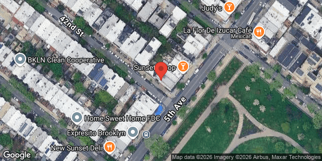 Aerial map of 4122 5 AVENUE, Brooklyn