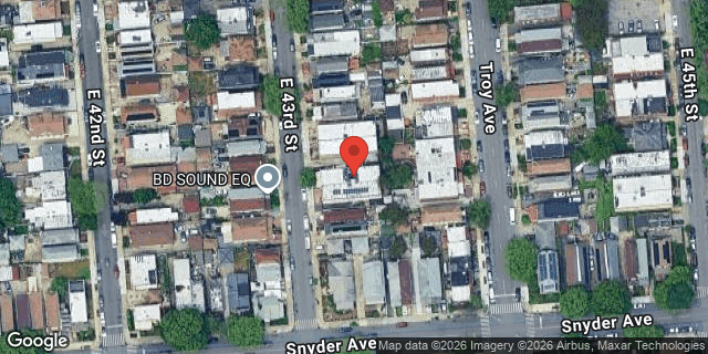 Aerial map of 227 EAST 43 STREET, Brooklyn