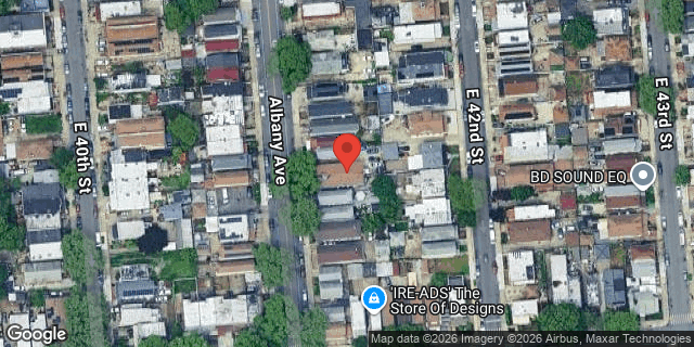 Aerial map of 959 ALBANY AVENUE, Brooklyn