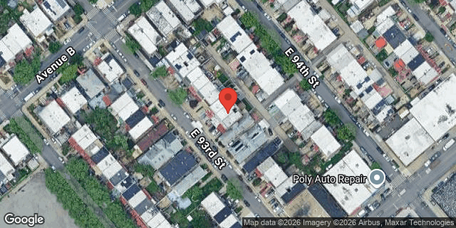 Aerial map of 725 EAST 93 STREET, Brooklyn