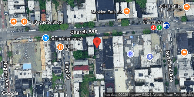 Aerial map of 2816 CHURCH AVENUE, Brooklyn