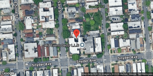 Aerial map of 375 EAST 53 STREET, Brooklyn