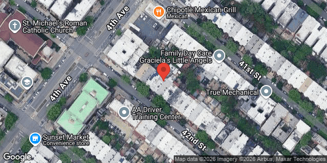 Aerial map of 421 42 STREET, Brooklyn