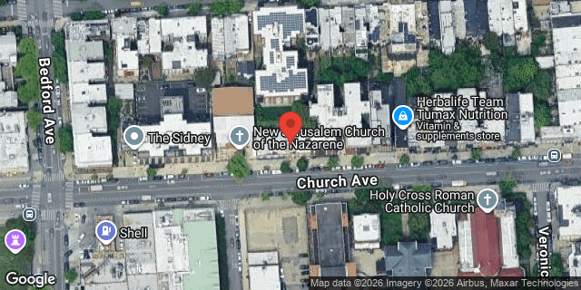 Aerial map of 2507 CHURCH AVENUE, Brooklyn