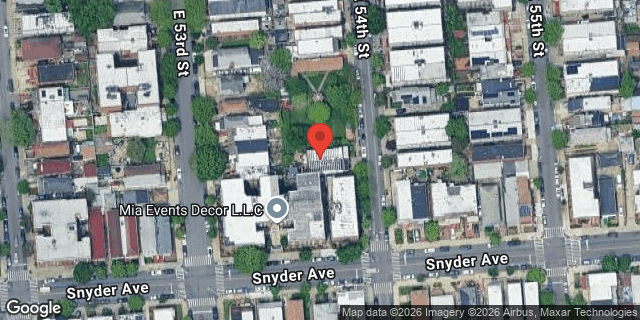 Aerial map of 328 EAST 54 STREET, Brooklyn