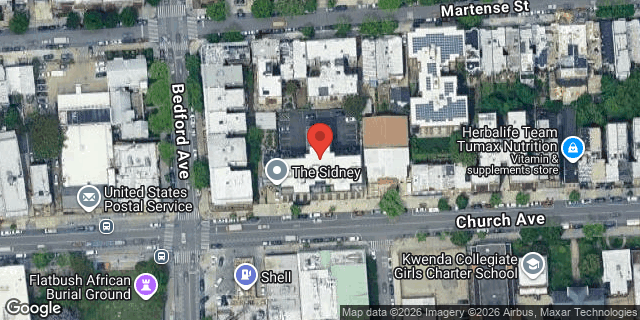 Aerial map of 2423 CHURCH AVENUE, Brooklyn