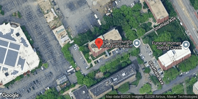 Aerial map of 1180 PENNSYLVANIA AVENUE, Brooklyn