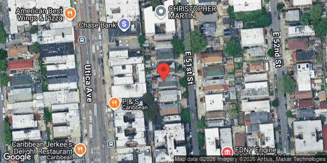 Aerial map of 438 EAST 51 STREET, Brooklyn