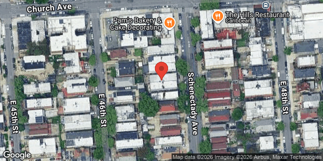 Aerial map of 910 SCHENECTADY AVENUE, Brooklyn
