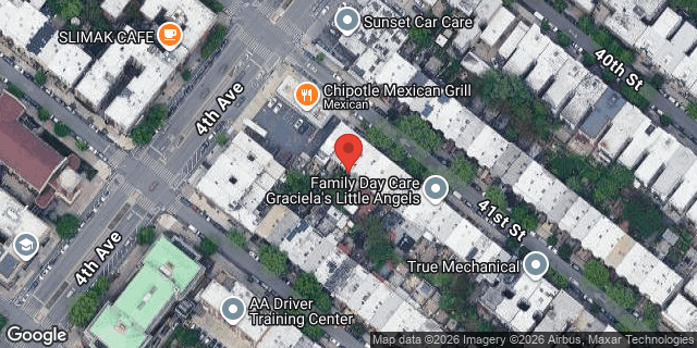 Aerial map of 418 41 STREET, Brooklyn