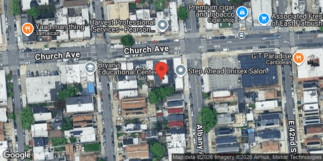 Aerial map of 4016 CHURCH AVENUE, Brooklyn
