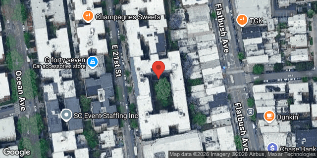 Aerial map of 131 EAST 21 STREET, Brooklyn