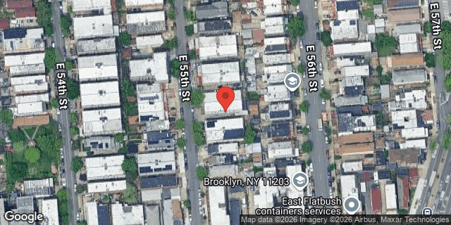 Aerial map of 275 EAST 55 STREET, Brooklyn