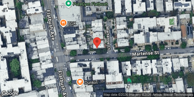 Aerial map of 1 MARTENSE COURT, Brooklyn