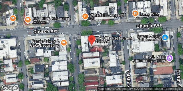 Aerial map of 4706 CHURCH AVENUE, Brooklyn