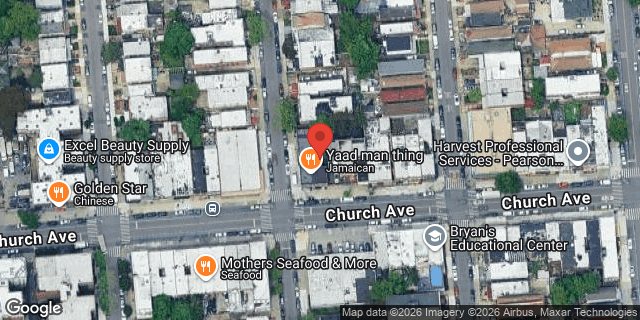 Aerial map of 3903 CHURCH AVENUE, Brooklyn