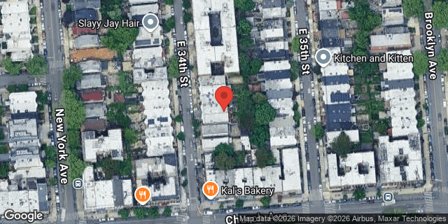 Aerial map of 219 EAST 34 STREET, Brooklyn