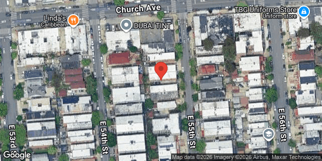 Aerial map of 248 EAST 55 STREET, Brooklyn