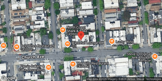 Aerial map of 4713 CHURCH AVENUE, Brooklyn