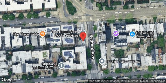 Aerial map of 2138 BEDFORD AVENUE, Brooklyn