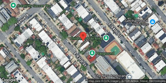 Aerial map of 643 EAST 93 STREET, Brooklyn