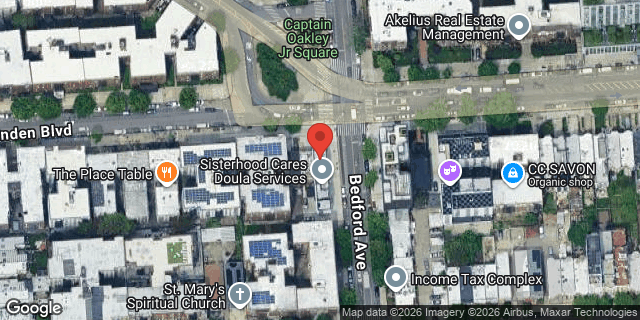 Aerial map of 2136 BEDFORD AVENUE, Brooklyn