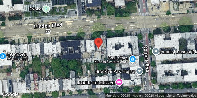 Aerial map of 144 LINDEN BOULEVARD, Brooklyn