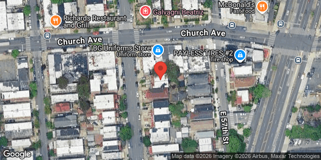 Aerial map of 197 EAST 56 STREET, Brooklyn