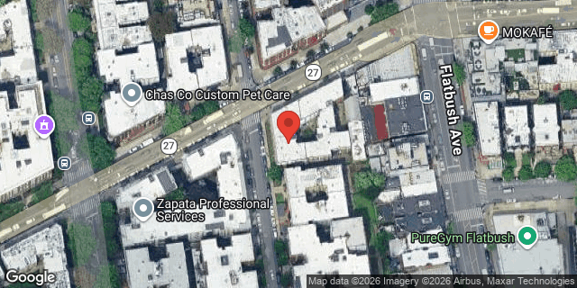 Aerial map of 2104 CATON AVENUE, Brooklyn