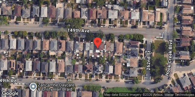 Aerial map of 259-52 149 AVENUE, Queens