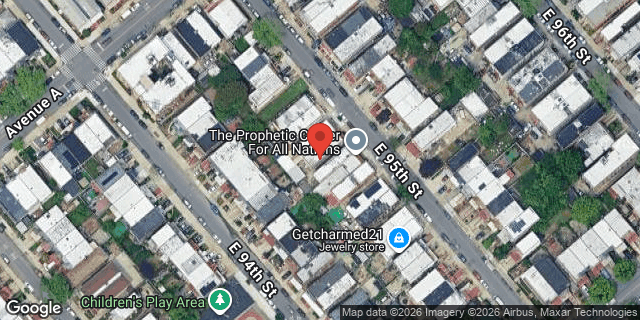 Aerial map of 632 EAST 95 STREET, Brooklyn