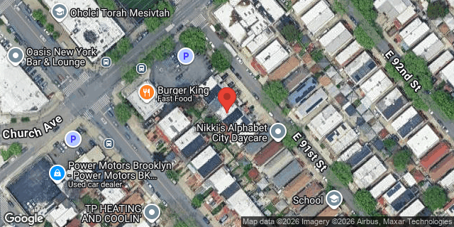 Aerial map of 558 EAST 91 STREET, Brooklyn