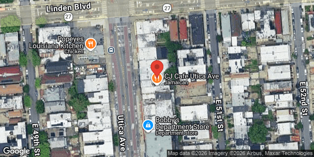 Aerial map of 815 UTICA AVENUE, Brooklyn