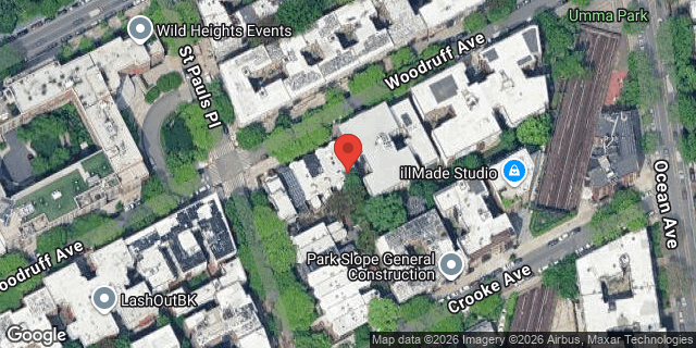 Aerial map of 78 WOODRUFF AVENUE, Brooklyn