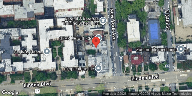 Aerial map of 840 NEW YORK AVENUE, Brooklyn