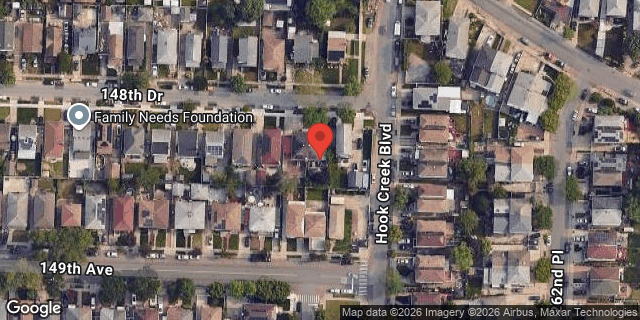 Aerial map of 259-78 148 DRIVE, Queens