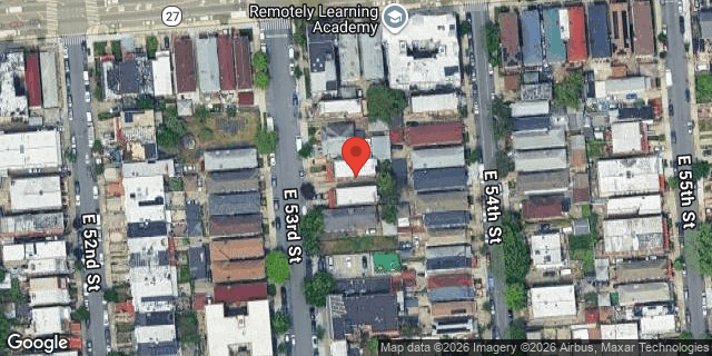 Aerial map of 267 EAST 53 STREET, Brooklyn