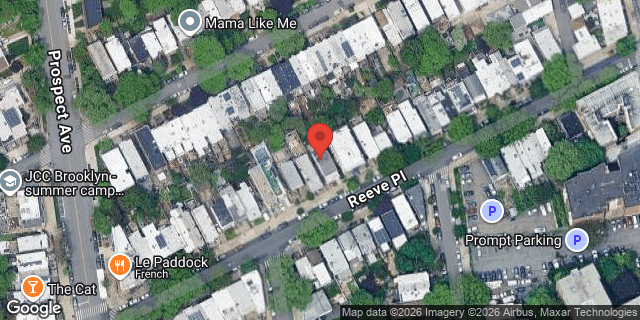 Aerial map of 43 REEVE PLACE, Brooklyn